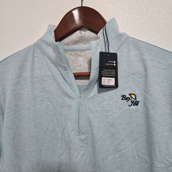 Ahead Mens Bay Hill Golf Club 1/4 Zip Pullover in Mist Blue - Size Small - Picture 2 of 7